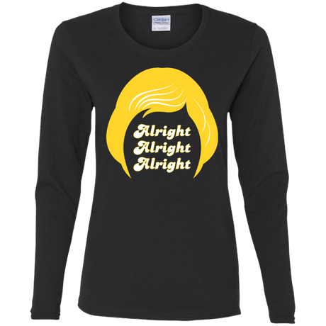 T-Shirts Black / S Alright Women's Long Sleeve T-Shirt