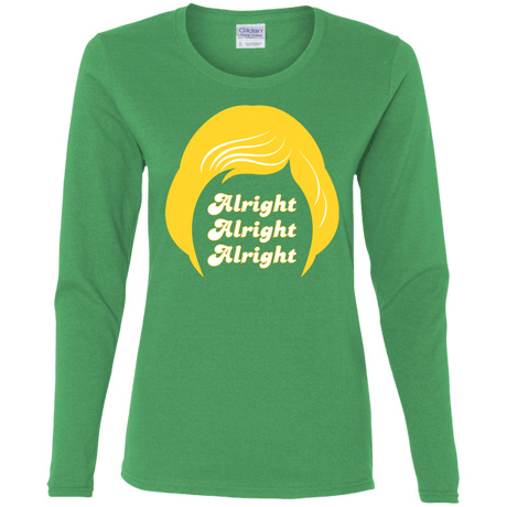 T-Shirts Irish Green / S Alright Women's Long Sleeve T-Shirt