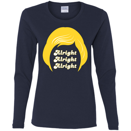 T-Shirts Navy / S Alright Women's Long Sleeve T-Shirt