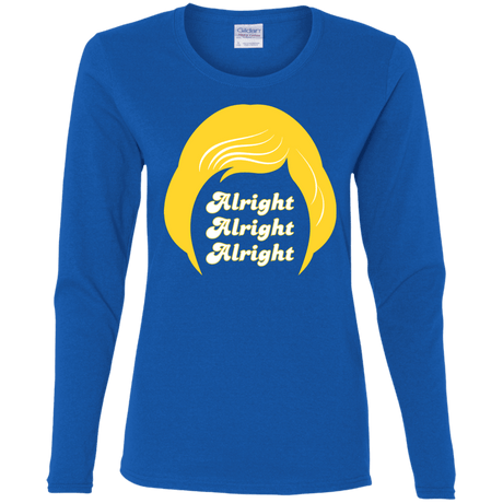 T-Shirts Royal / S Alright Women's Long Sleeve T-Shirt