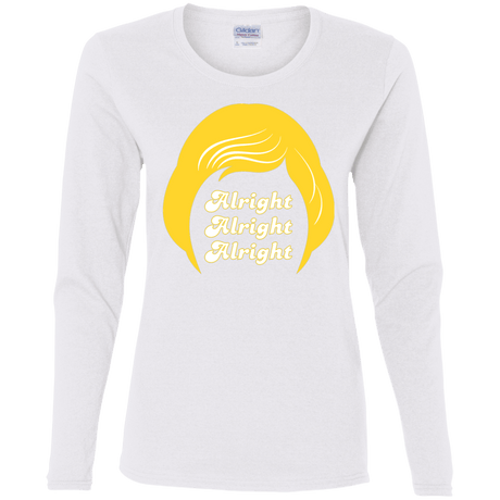 T-Shirts White / S Alright Women's Long Sleeve T-Shirt