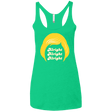 T-Shirts Envy / X-Small Alright Women's Triblend Racerback Tank