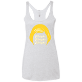 T-Shirts Heather White / X-Small Alright Women's Triblend Racerback Tank