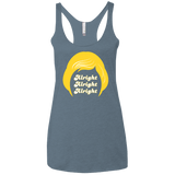 T-Shirts Indigo / X-Small Alright Women's Triblend Racerback Tank