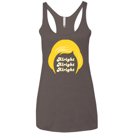 T-Shirts Macchiato / X-Small Alright Women's Triblend Racerback Tank