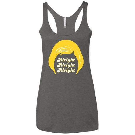 T-Shirts Premium Heather / X-Small Alright Women's Triblend Racerback Tank