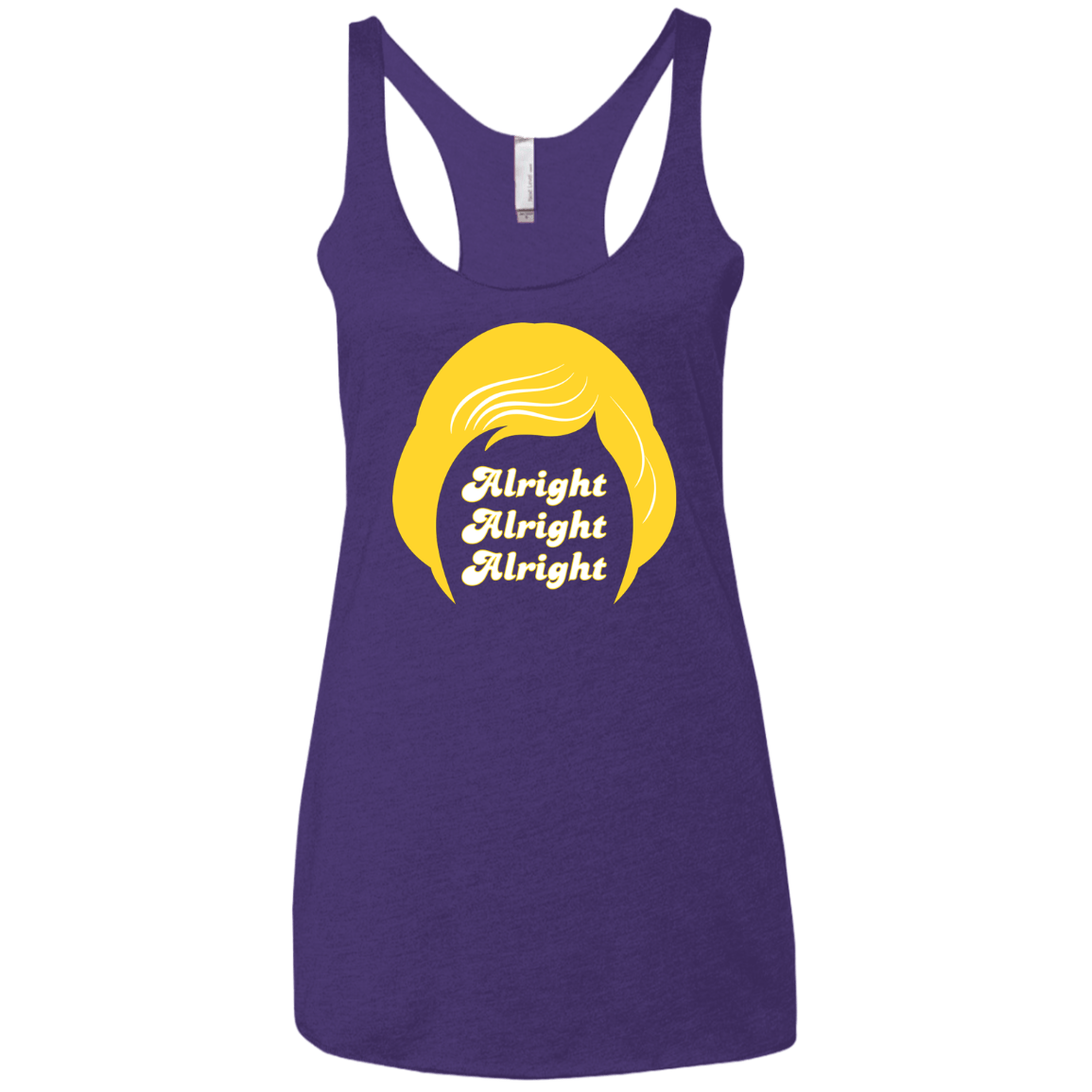T-Shirts Purple Rush / X-Small Alright Women's Triblend Racerback Tank