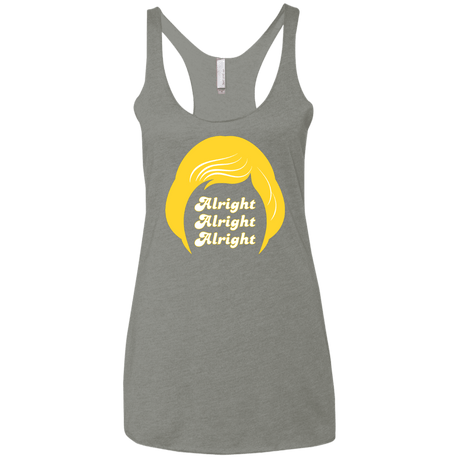 T-Shirts Venetian Grey / X-Small Alright Women's Triblend Racerback Tank