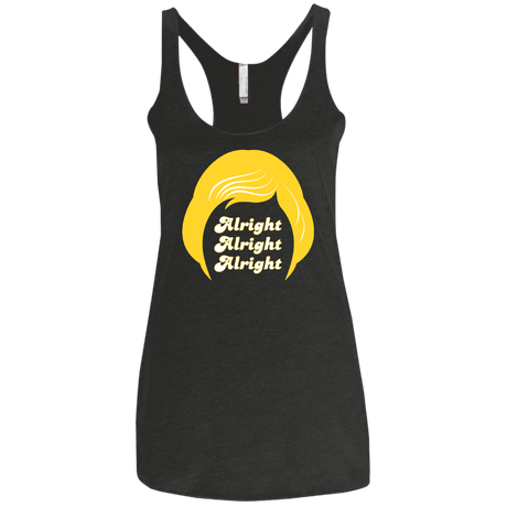 T-Shirts Vintage Black / X-Small Alright Women's Triblend Racerback Tank