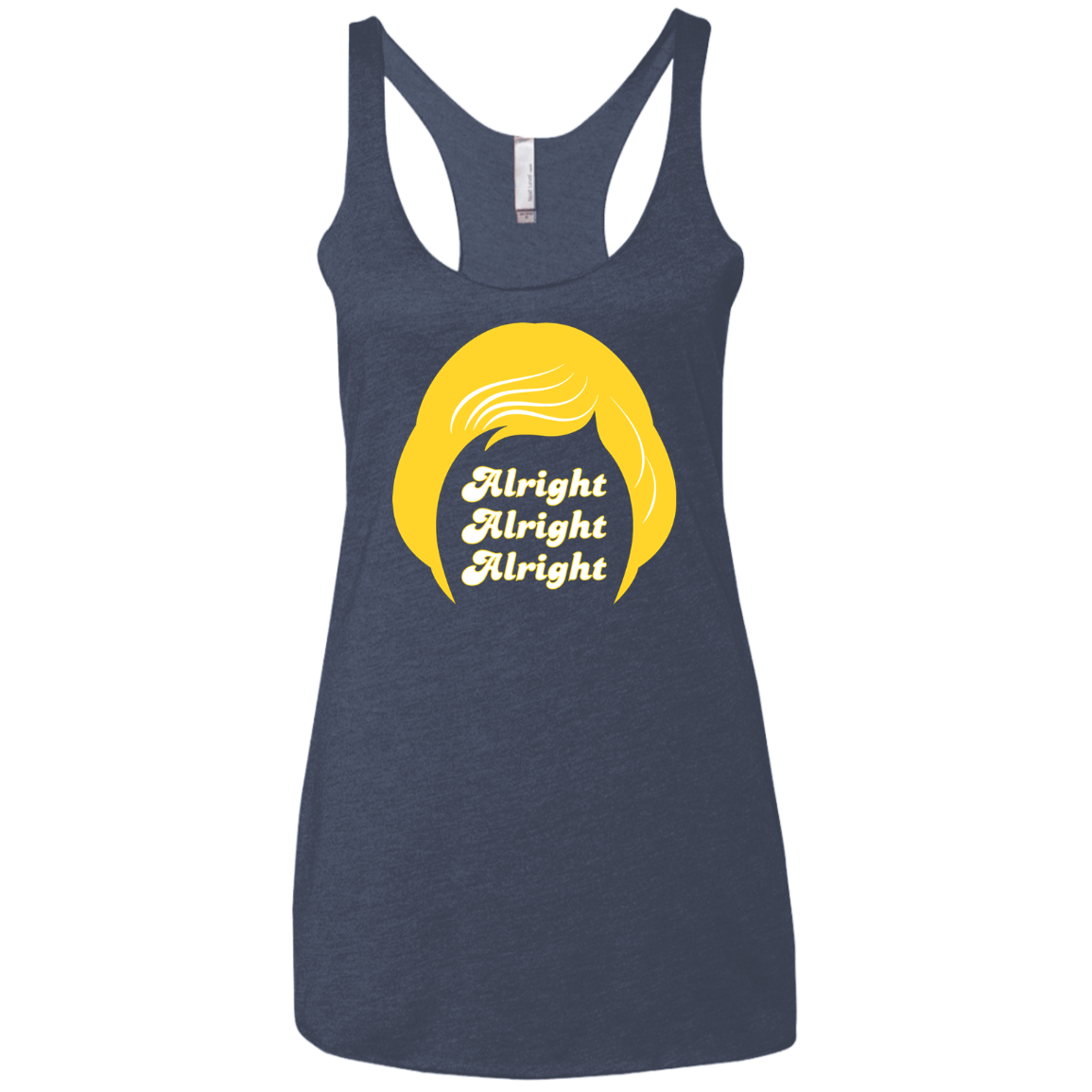 T-Shirts Vintage Navy / X-Small Alright Women's Triblend Racerback Tank