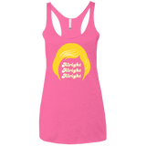 T-Shirts Vintage Pink / X-Small Alright Women's Triblend Racerback Tank