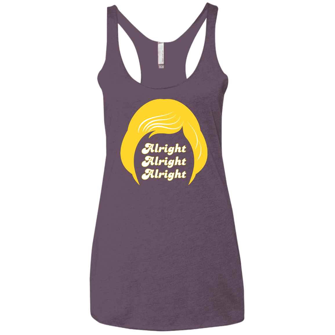 T-Shirts Vintage Purple / X-Small Alright Women's Triblend Racerback Tank