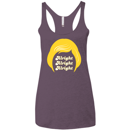 T-Shirts Vintage Purple / X-Small Alright Women's Triblend Racerback Tank