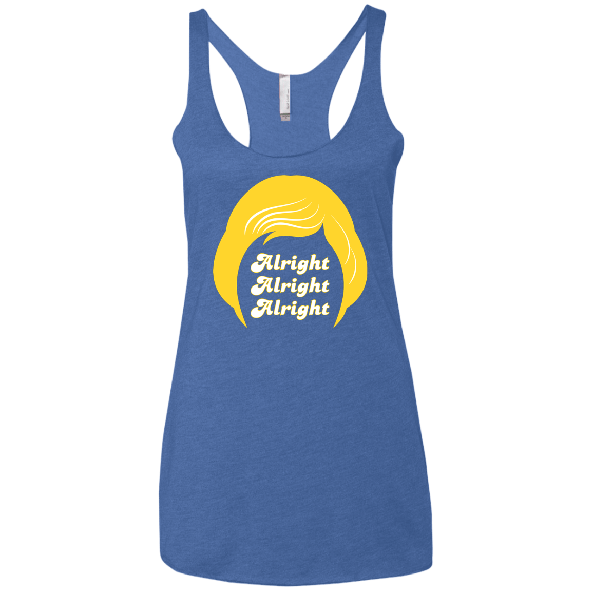 T-Shirts Vintage Royal / X-Small Alright Women's Triblend Racerback Tank
