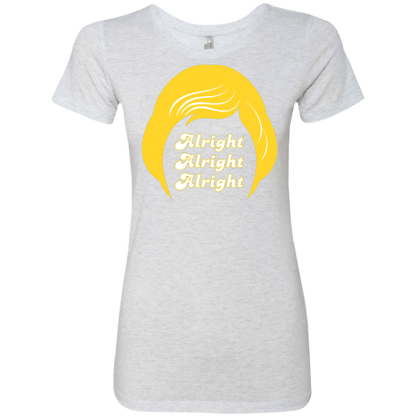 T-Shirts Heather White / S Alright Women's Triblend T-Shirt