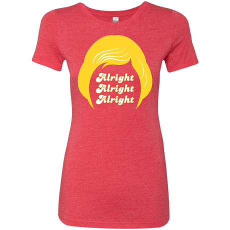 T-Shirts Vintage Red / S Alright Women's Triblend T-Shirt