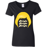 T-Shirts Black / S Alright Women's V-Neck T-Shirt