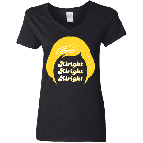 T-Shirts Black / S Alright Women's V-Neck T-Shirt