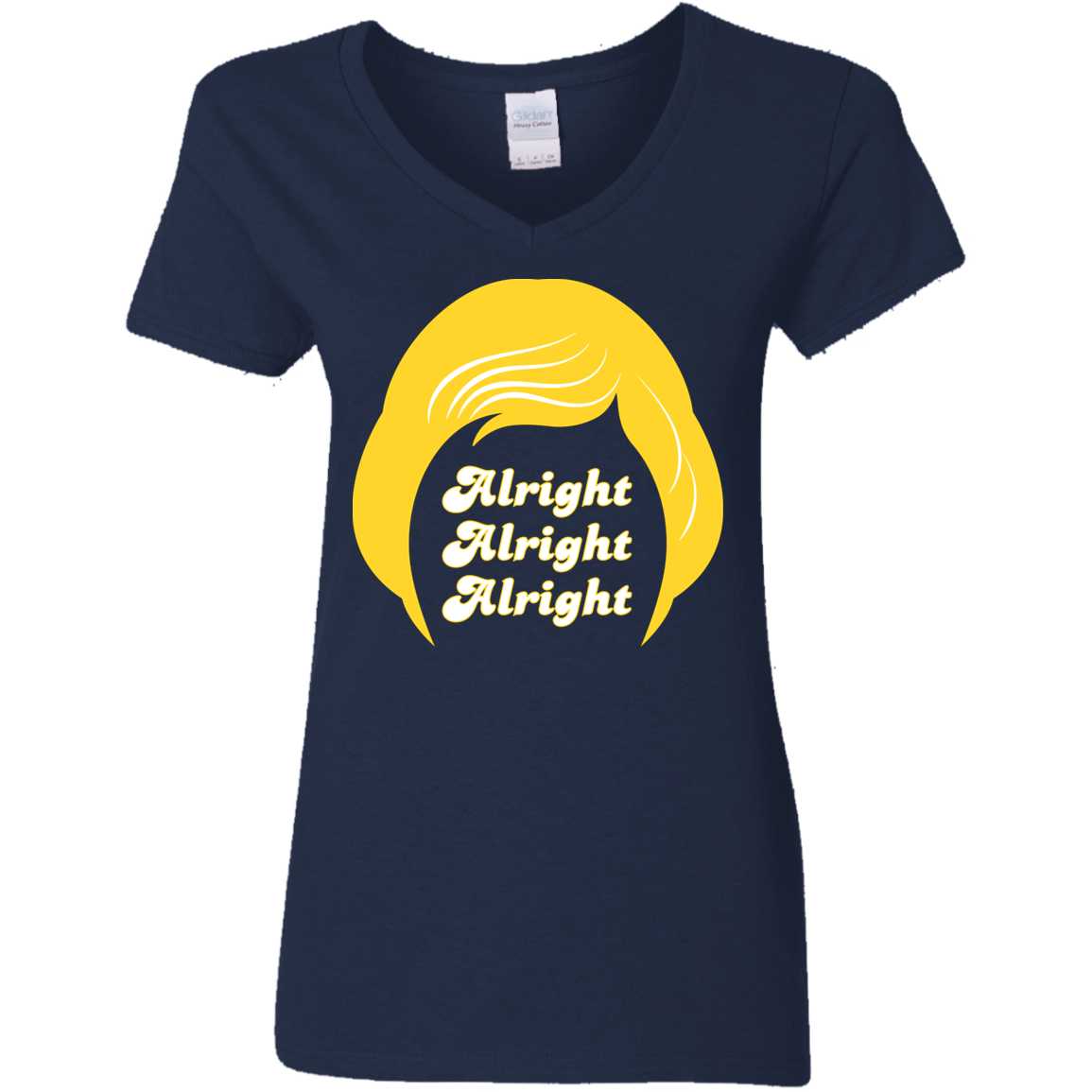 T-Shirts Navy / S Alright Women's V-Neck T-Shirt