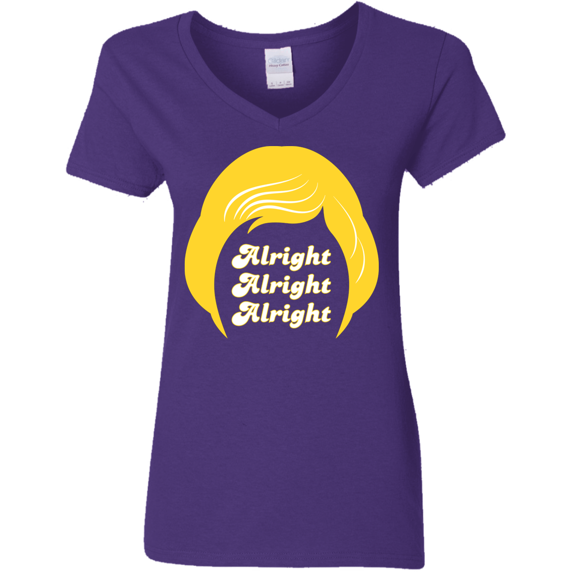 T-Shirts Purple / S Alright Women's V-Neck T-Shirt