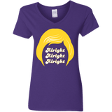 T-Shirts Purple / S Alright Women's V-Neck T-Shirt