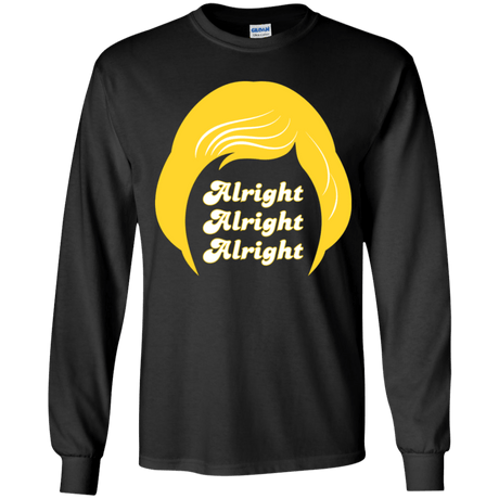 T-Shirts Black / YS Alright Youth Long Sleeve T-Shirt