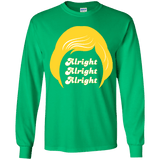 T-Shirts Irish Green / YS Alright Youth Long Sleeve T-Shirt