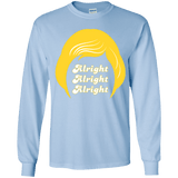 T-Shirts Light Blue / YS Alright Youth Long Sleeve T-Shirt
