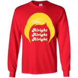 T-Shirts Red / YS Alright Youth Long Sleeve T-Shirt