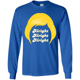 T-Shirts Royal / YS Alright Youth Long Sleeve T-Shirt