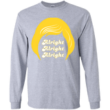 T-Shirts Sport Grey / YS Alright Youth Long Sleeve T-Shirt