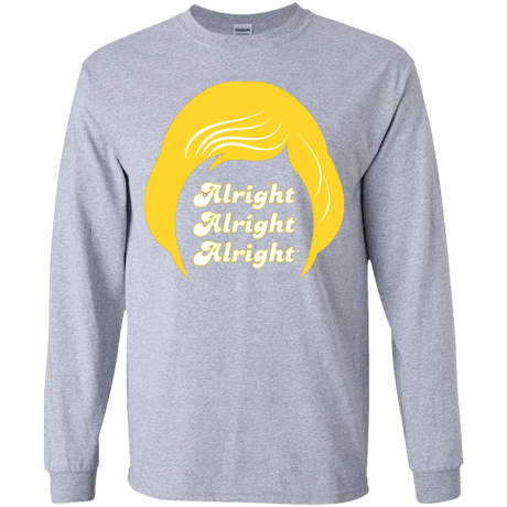 T-Shirts Sport Grey / YS Alright Youth Long Sleeve T-Shirt