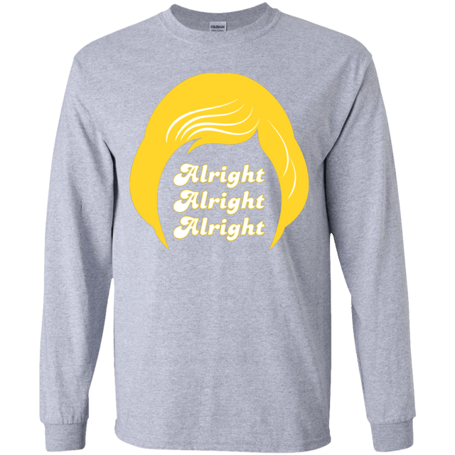 T-Shirts Sport Grey / YS Alright Youth Long Sleeve T-Shirt
