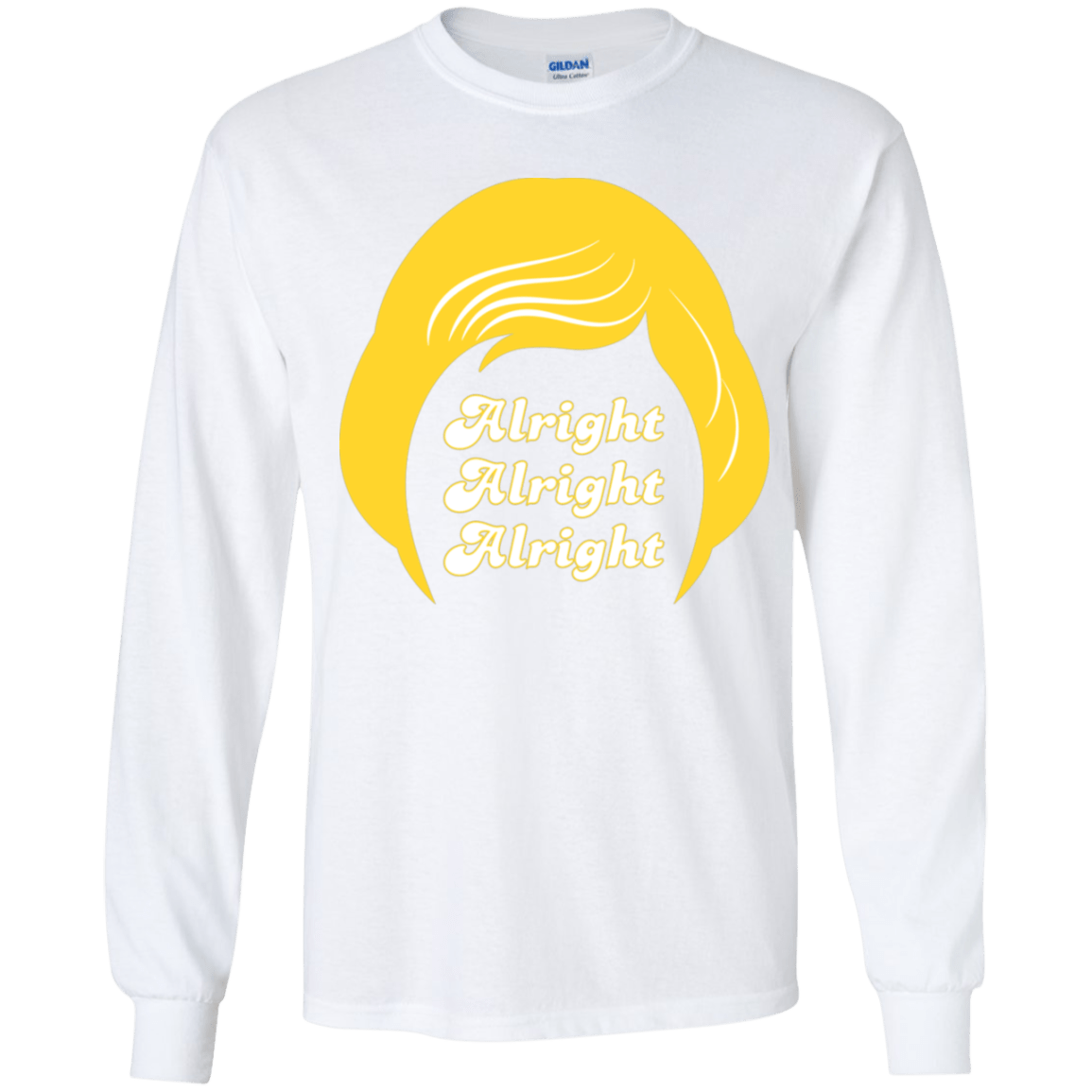 T-Shirts White / YS Alright Youth Long Sleeve T-Shirt