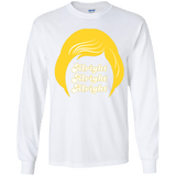 T-Shirts White / YS Alright Youth Long Sleeve T-Shirt