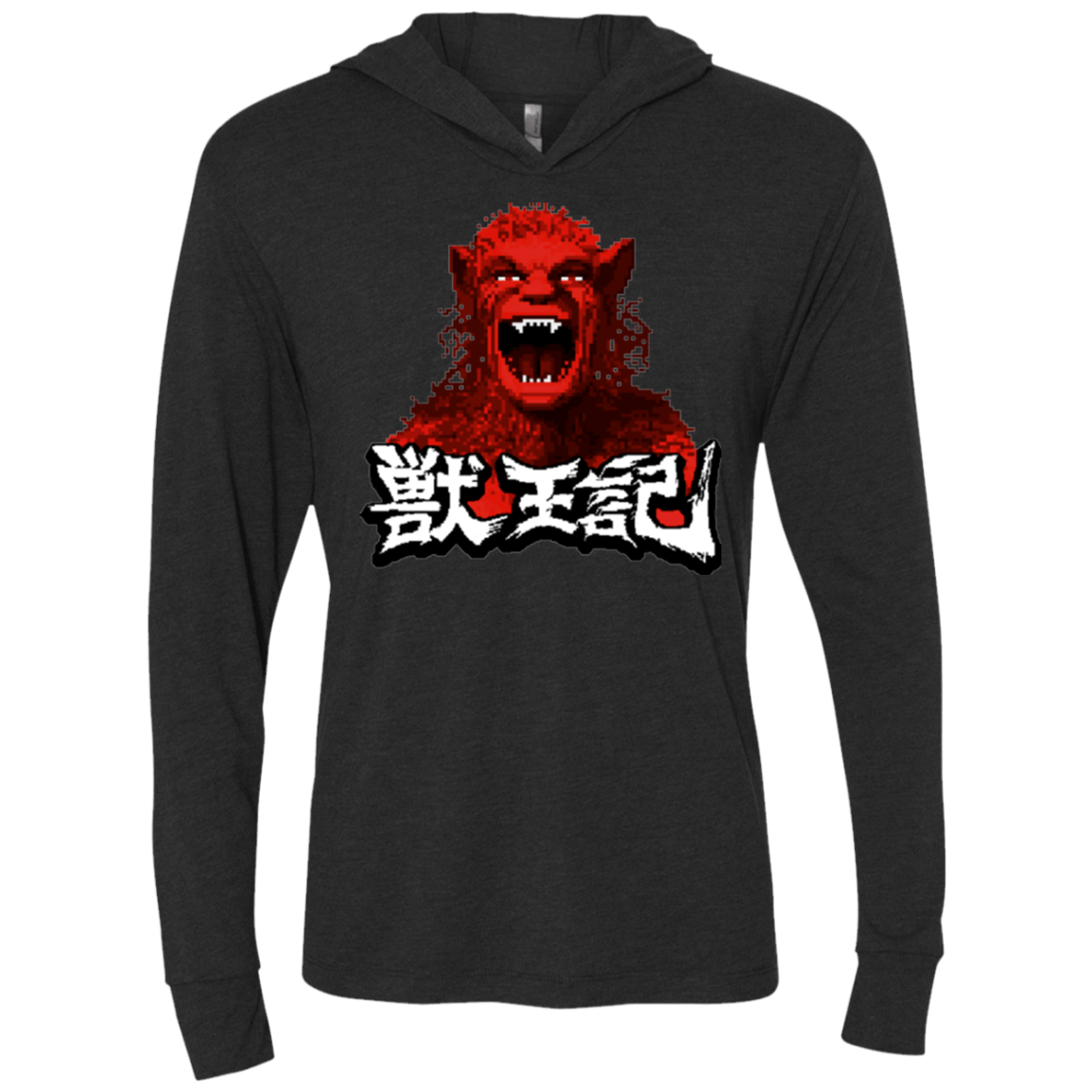 T-Shirts Vintage Black / X-Small Altered Triblend Long Sleeve Hoodie Tee