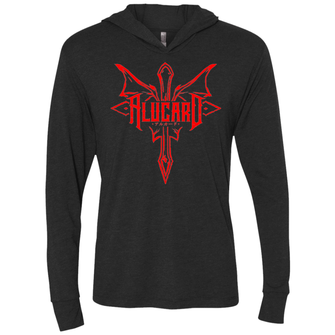 T-Shirts Vintage Black / X-Small Alucard Triblend Long Sleeve Hoodie Tee