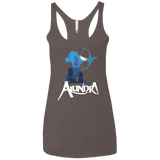 T-Shirts Macchiato / X-Small Alundra Women's Triblend Racerback Tank