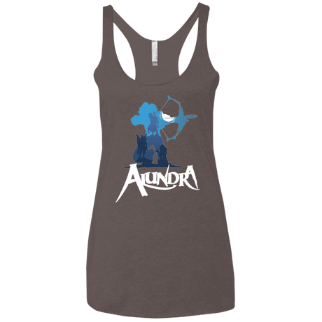 T-Shirts Macchiato / X-Small Alundra Women's Triblend Racerback Tank