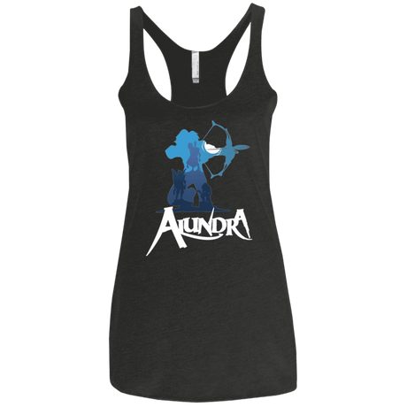 T-Shirts Vintage Black / X-Small Alundra Women's Triblend Racerback Tank