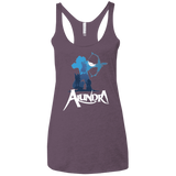 T-Shirts Vintage Purple / X-Small Alundra Women's Triblend Racerback Tank