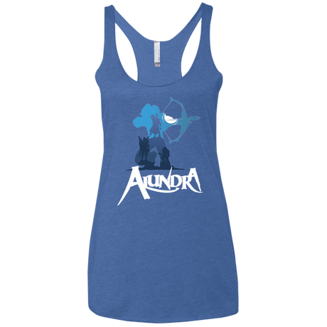 T-Shirts Vintage Royal / X-Small Alundra Women's Triblend Racerback Tank