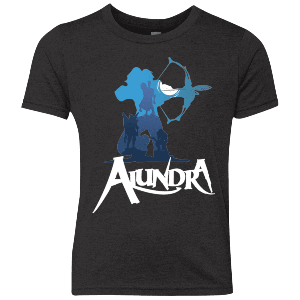 T-Shirts Vintage Black / YXS Alundra Youth Triblend T-Shirt