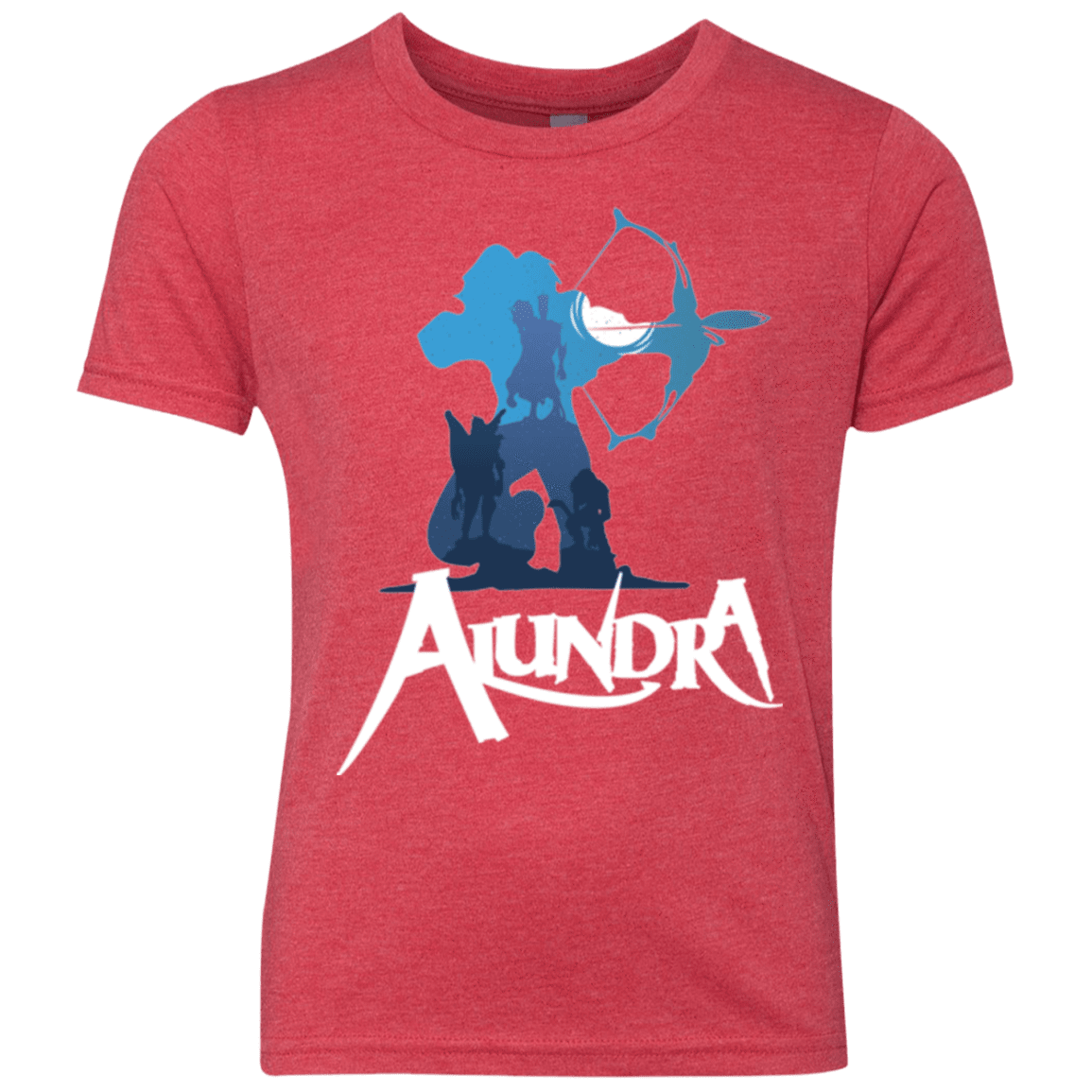 T-Shirts Vintage Red / YXS Alundra Youth Triblend T-Shirt