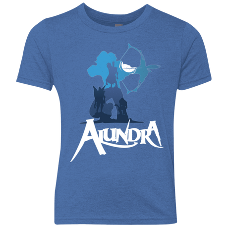 T-Shirts Vintage Royal / YXS Alundra Youth Triblend T-Shirt