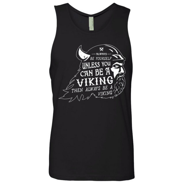 T-Shirts Black / Small Always Be a Viking Men's Premium Tank Top