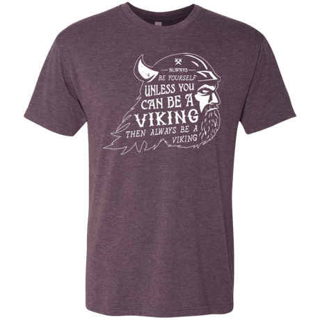 T-Shirts Vintage Purple / Small Always Be a Viking Men's Triblend T-Shirt