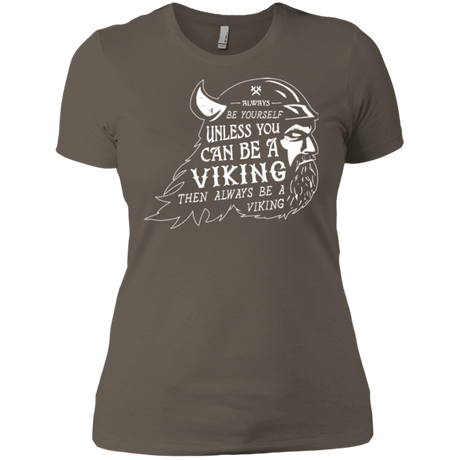 T-Shirts Warm Grey / X-Small Always Be a Viking Women's Premium T-Shirt