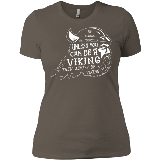 T-Shirts Warm Grey / X-Small Always Be a Viking Women's Premium T-Shirt