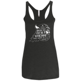 T-Shirts Vintage Black / X-Small Always Be a Viking Women's Triblend Racerback Tank